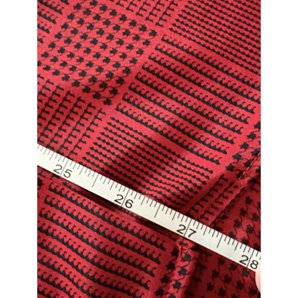 The Villager Red Checkered Top Women’s Size 14 Button Up - Picture 4 of 4